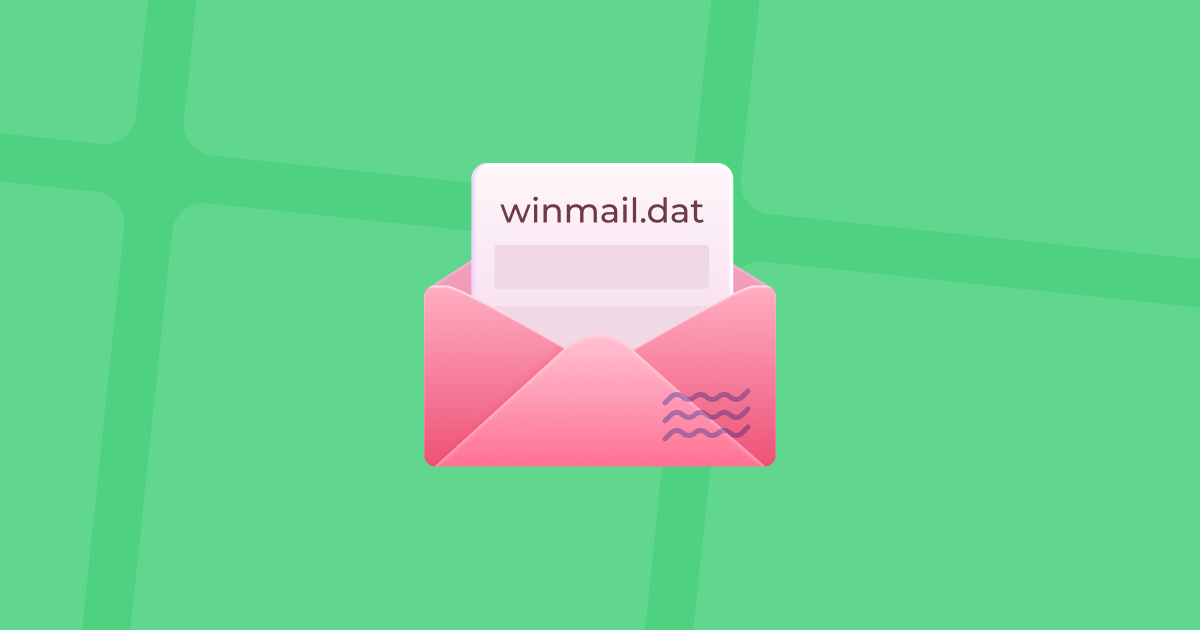 How to open winmail dat files on mac